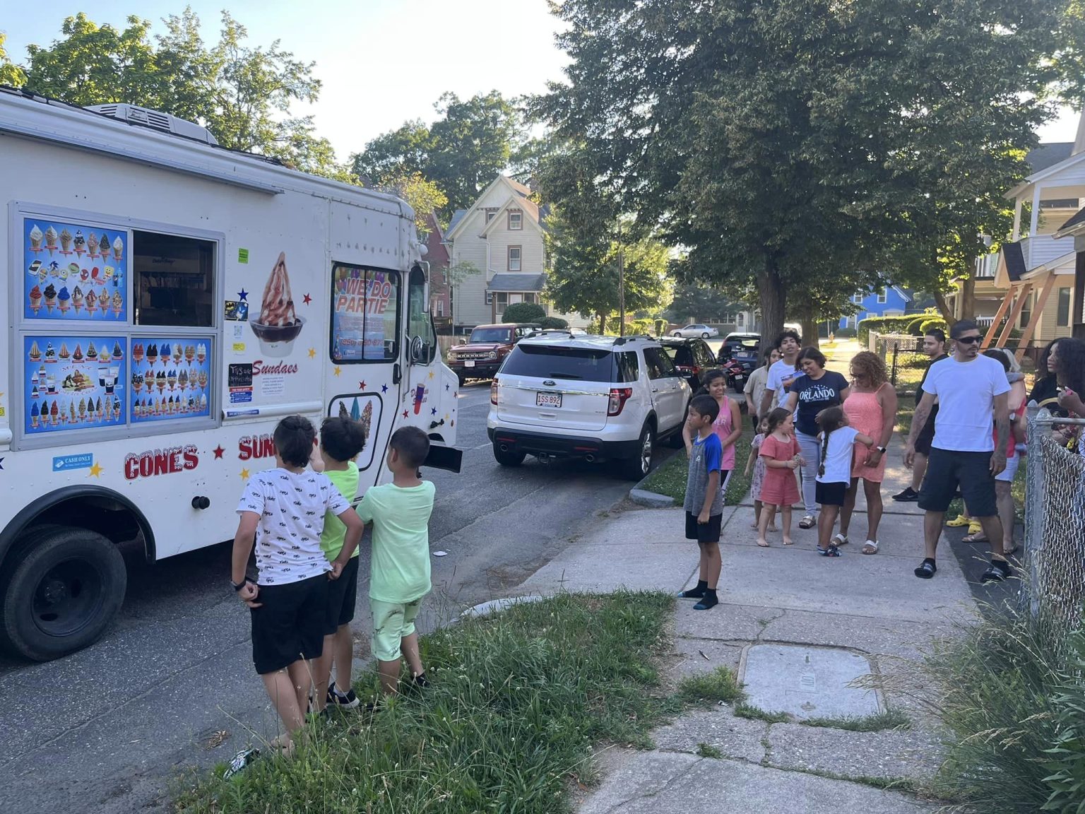 ice cream truck Greenfield ma